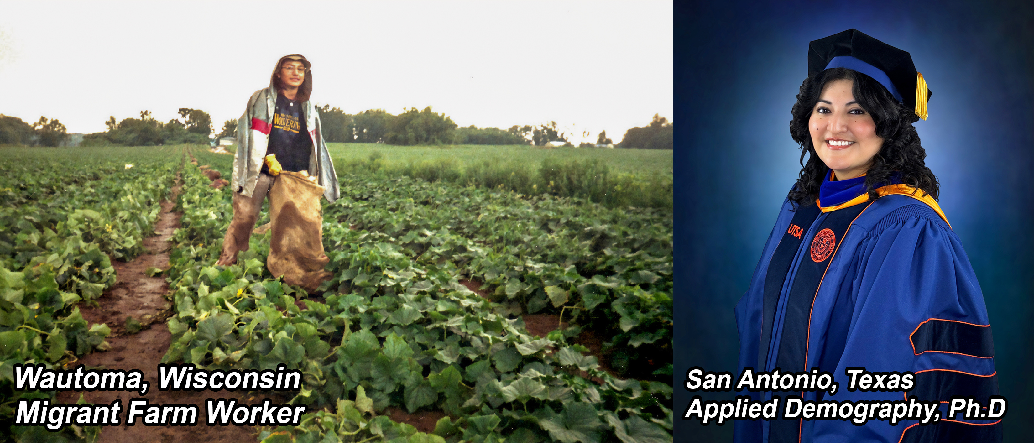 Gonzalez in field and at graduation