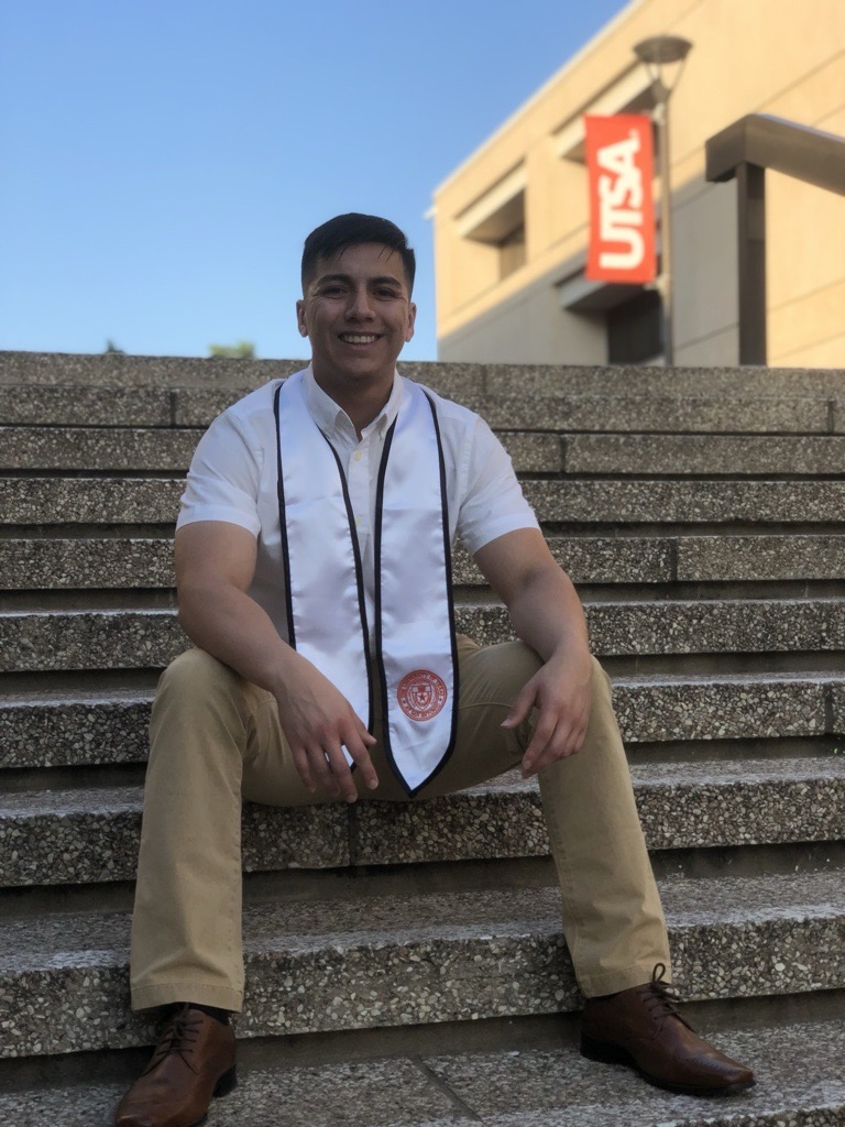 Castillo's graduation photo