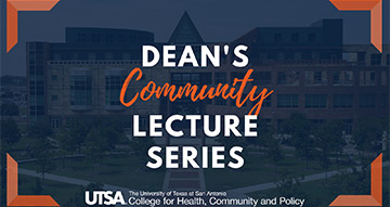 Spurs Dean's Community Lecture Series Flyer
